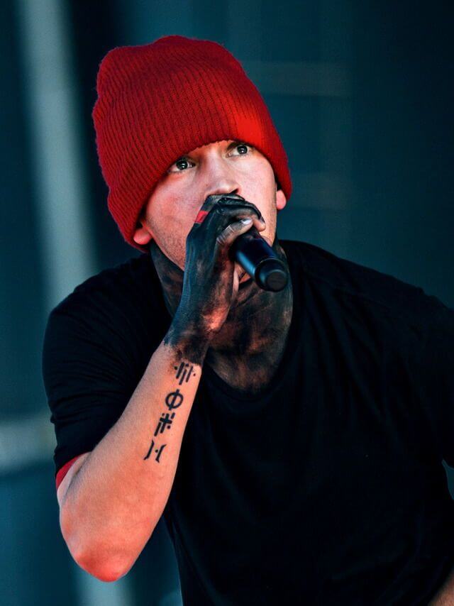 Tyler Joseph. Cantante del duo Twenty One Pilots